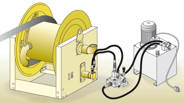 ELMAG INDUSTRIE Schlauchaufroller Serie 700 / L 550