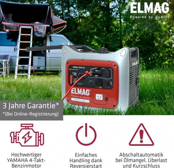 ELMAG Inverter Stromerzeuger SEBSS 3000Wi ELMAG Inverter Stromerzeuger SEBSS 3000Wi