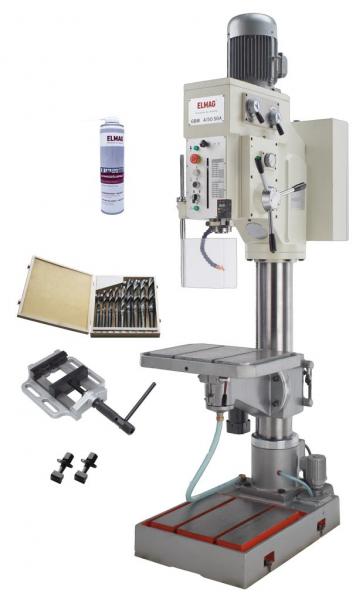 ELMAG Getriebe-Säulenbohrmaschine GBM 4/50 SGA - Set ELMAG Getriebe-Säulenbohrmaschine GBM 4/50 SGA - Set