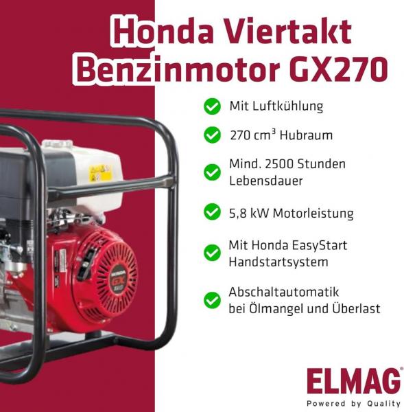 ELMAG Stromerzeuger SEB 4100W-AVR ELMAG Stromerzeuger SEB 4100W-AVR