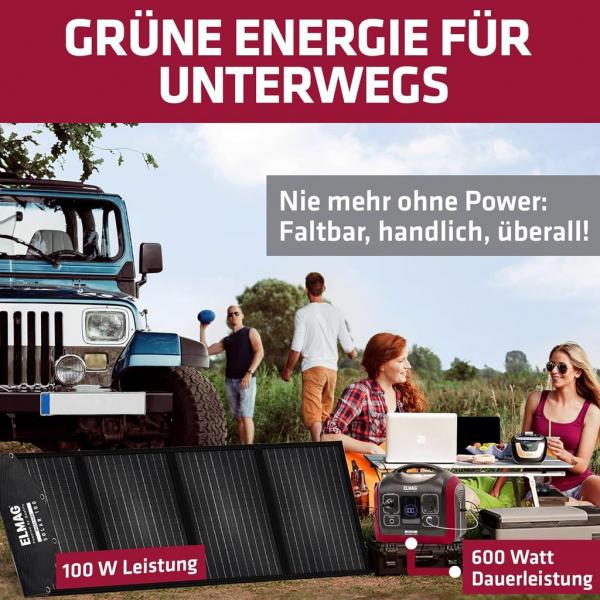 ELMAG Solargenerator-Set ENERGY 600 + SOLAR 100 ELMAG Solargenerator-Set ENERGY 600 + SOLAR 100