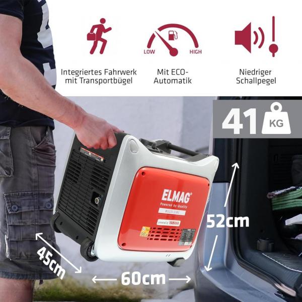 ELMAG Inverter Stromerzeuger SEBSS 3000Wi ELMAG Inverter Stromerzeuger SEBSS 3000Wi