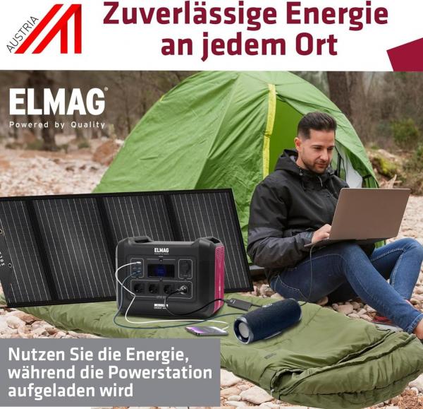 ELMAG Tragbare Powerstation ENERGY 2400 2400W, LiFEPO4 Akku mit 2232Wh ELMAG Tragbare Powerstation ENERGY 2400 2400W, LiFEPO4 Akku mit 2232Wh