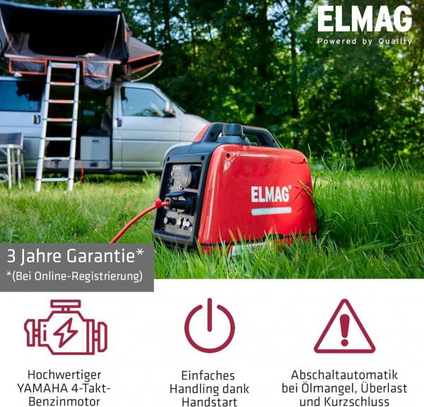 ELMAG Inverter Stromerzeuger SEBSS 2000Wi ELMAG Inverter Stromerzeuger SEBSS 2000Wi