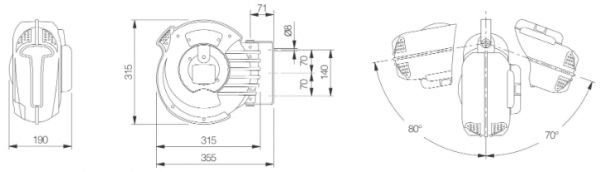 ELMAG Autom. Aufroller mit Absperrband ELMAG Autom. Aufroller mit Absperrband