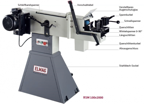 ELMAG Radienschleifmaschine RSM 100x2000 ELMAG Radienschleifmaschine RSM 100x2000