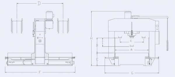 ELMAG Hydraulische Portalpresse PREMIUM PPTL 100 ELMAG Hydraulische Portalpresse PREMIUM PPTL 100