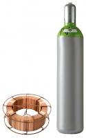 ELMAG STAHL-SET-Mischgas-20lt.-SG2/G3Si 1-1,0mm/15kg